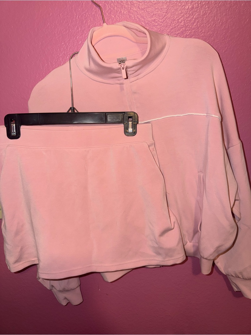 VSX Pink Active Half-Zip Top